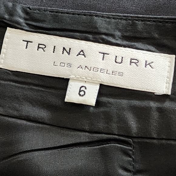 Trina Turk Black Size 6 Midi Skirt - Picture 5 of 6